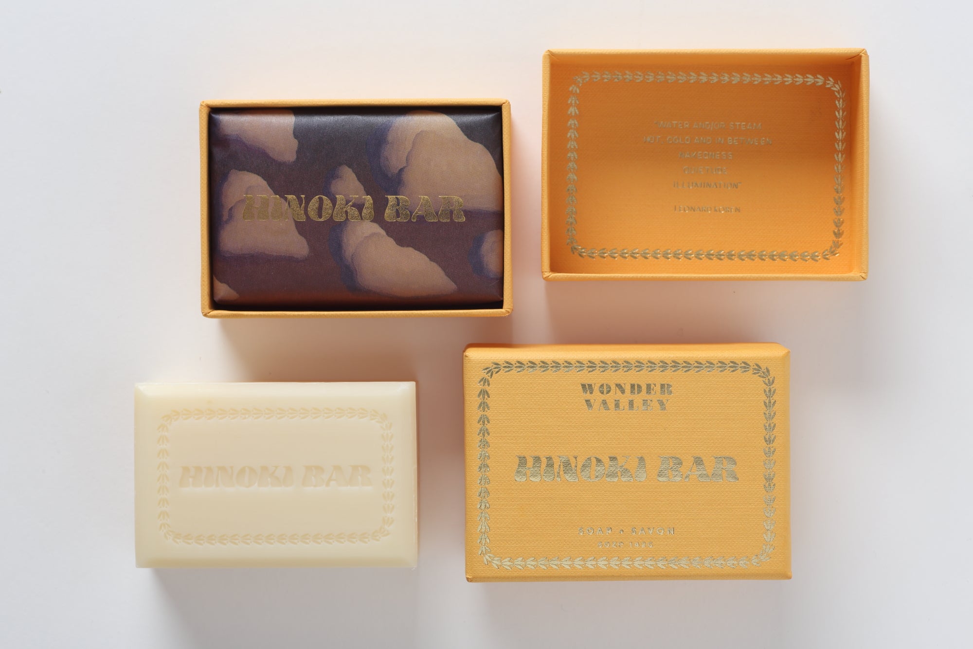 Wonder Valley Hinoki Oil Bar Soap