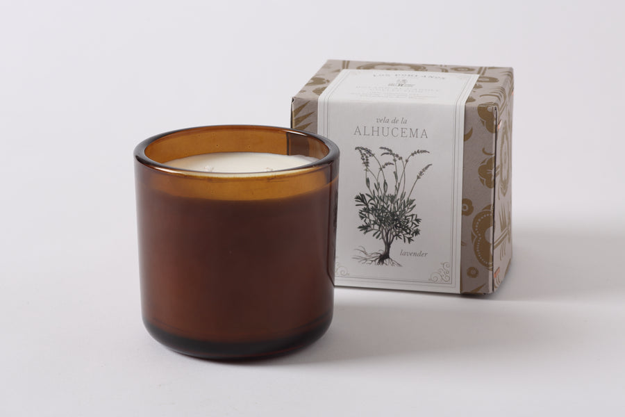 Los Pablanos Alhucema Lavendar Candle 